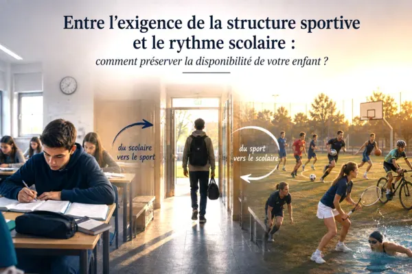 Entre l’exigence de la structure sportive et le rythme scolaire comment préserver la disponibilité de votre enfant